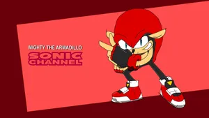 Mighty The Armadillo In Action Wallpaper