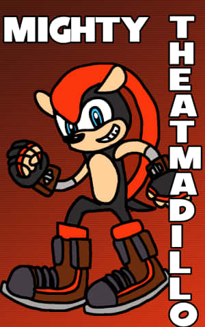 Mighty The Armadillo In Action Wallpaper