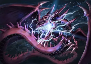 Mighty Yu-gi-oh! Dragons Locked In An Epic Battle Wallpaper