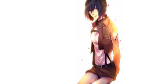 Mikasa Ackerman Sunlight Wallpaper