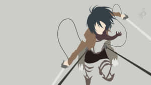 Mikasa Pfp Outline Wallpaper