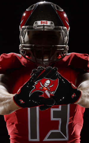 Mike Evans Tampa Bay Buccaneers Logo Wallpaper