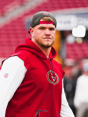 Mike Mcglinchey In Action During A Game Wallpaper