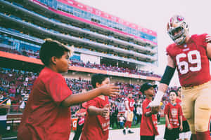 Mike Mcglinchey In Action During A Game Wallpaper
