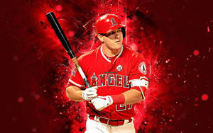 Mike Trout Baseball Player Wallpaper