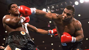 Mike Tyson Powerful Punch Wallpaper