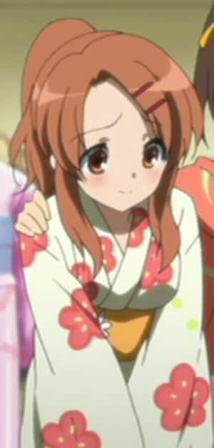 Mikuru Asahina Striking A Pose In A Stunning Outfit Wallpaper