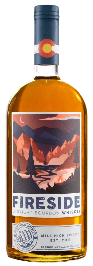 Mile High Spirits' Fireside Bourbon 1.75 L Wallpaper