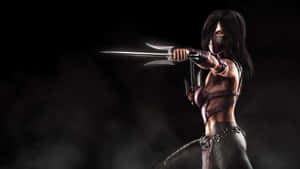 Mileena Unleashes Her Fury In Mortal Kombat Wallpaper