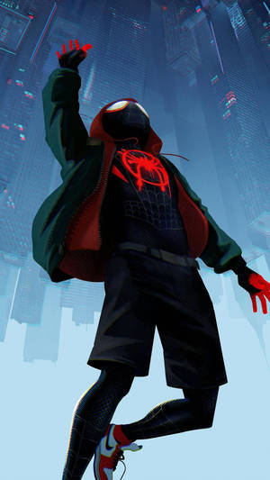 Miles Morales Spider Man Iphone Wallpaper