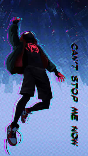 Miles Morales Spiderman Aesthetic Glitch Art Wallpaper