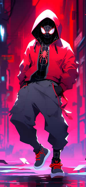 Miles_ Morales_ Spiderman_ Aesthetic Wallpaper