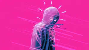 Miles Morales Spiderman Vibrant Aesthetic Wallpaper