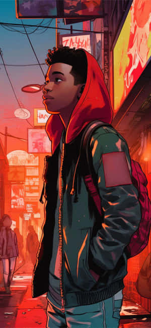 Miles Morales Urban Vigilance Wallpaper