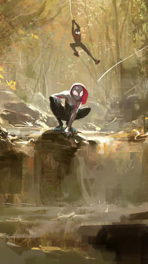 Milesand Gwen Forest Swing Wallpaper