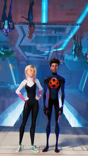 Milesand Gwen Spider Verse Adventure Wallpaper