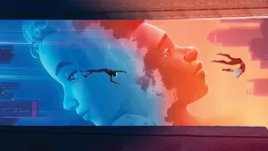 Milesand Gwen Spiderverse Moment Wallpaper