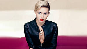 Miley Cyrus Radiates Mesmerizing Beauty. Wallpaper