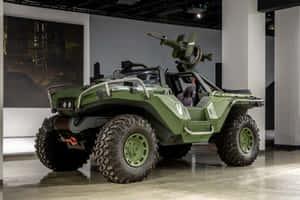 Military Style Exhibit Vehicle Petersen Automotive Museum Wallpaper