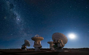 Milky Way Galaxy Antenna Wallpaper