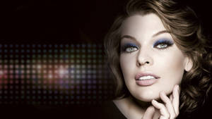 Milla Jovovich Actress Retro Edit Wallpaper