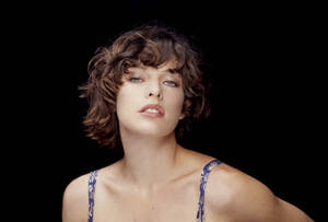 Milla Jovovich American Actress Model Wallpaper