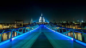 Millennium Bridge London England Wallpaper