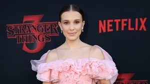 Millie Bobby Brown At The Netflix Premiere Wallpaper
