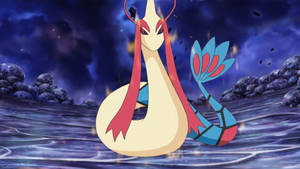 Milotic Glowing Power Wallpaper