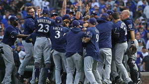 Milwaukee Brewers Team Spirit Wallpaper