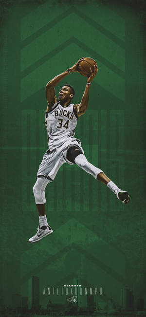 Milwaukee Bucks Player 34 Wallpaper