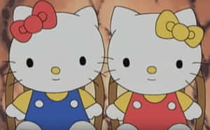 Mimmy White, An Elegant Feline Enjoying The Day Wallpaper