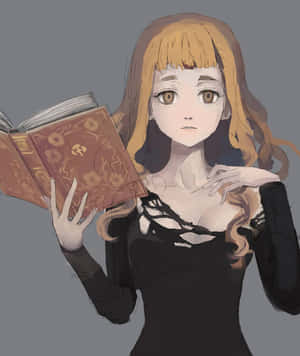 Mimosa Vermillion Reading Magic Book Wallpaper
