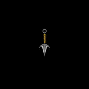 Minato Kunai Icon Black Background Wallpaper