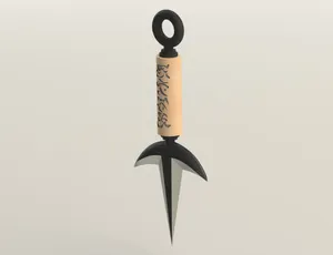 Minato Kunai Weapon3 D Render Wallpaper