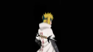Minato Namikaze Kunai Stance Wallpaper