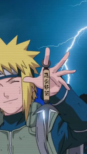 Minato Namikaze Rasengan Preparation Wallpaper