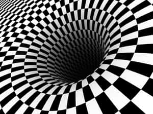 Mind-bending Geometric Optical Illusion Wallpaper