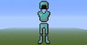 Minecraft Armor: Ultimate Gaming Protection Wallpaper