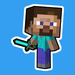 Minecraft Battle Scene: A New Adventure Awaits Wallpaper