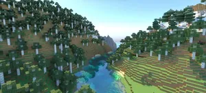 Minecraft Bedrock Edition Game Scene Wallpaper