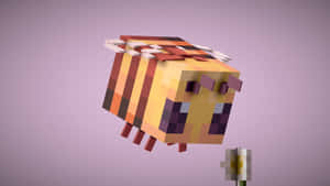 Minecraft_ Bee_ Render Wallpaper