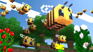 Minecraft_ Bees_and_ Blooms.jpg Wallpaper