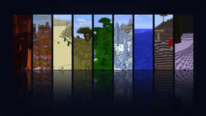 Minecraft_ Biomes_ Panorama Wallpaper