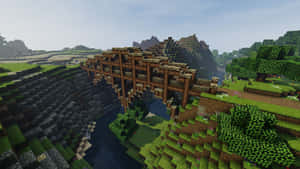 Minecraft Bridges: Unique Architectural Landscapes To Discover In The Minecraft Universe Wallpaper