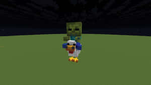 Minecraft Chicken Jockey Guide Wallpaper