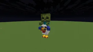 Minecraft Chicken Jockey Guide Wallpaper