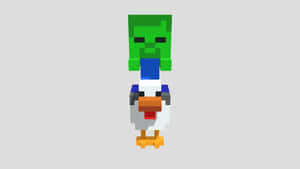 Minecraft Chicken Jockey Guide Wallpaper