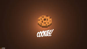 Minecraft Cookie Logo Wallpaper