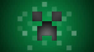 Minecraft Creeper Face Background Wallpaper